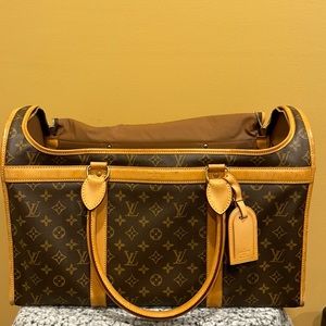 Louis Vuitton Sac Chien 50 Dog Pet Carrier